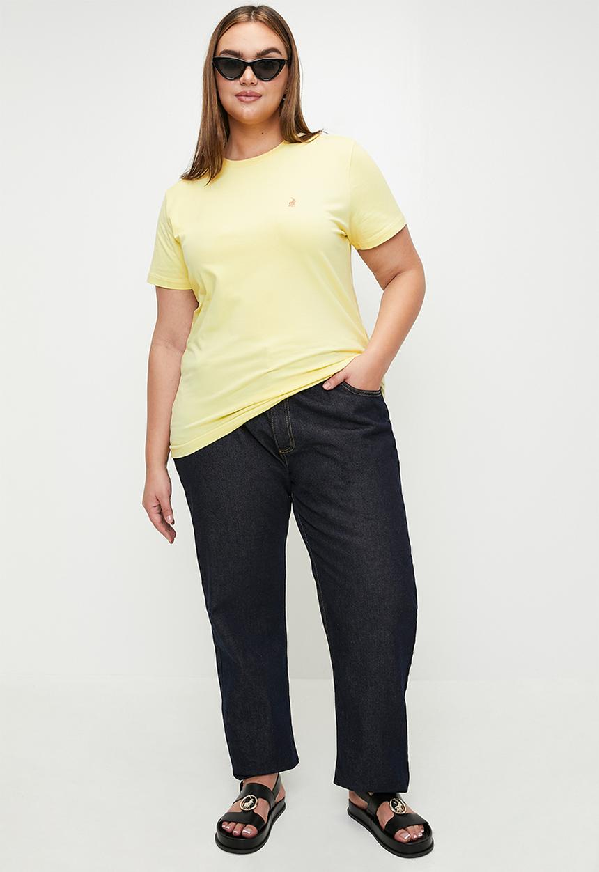 POLO - Plus wmn allie short sleeve T-shirt - soft yellow