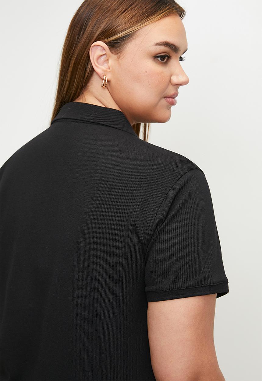 POLO - Plus wmn margot short sleeve golfer - black