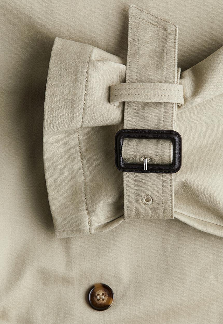 H&M - Belted trench coat - light beige