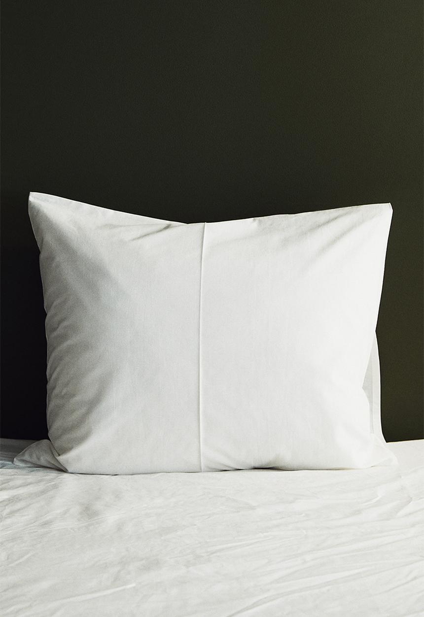 H&M - Cotton pillowcase - white