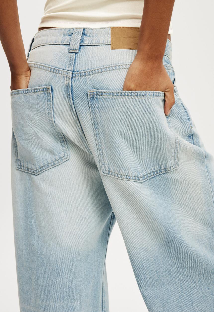 Cotton On - Low Super Baggy Jean - Malibu Blue