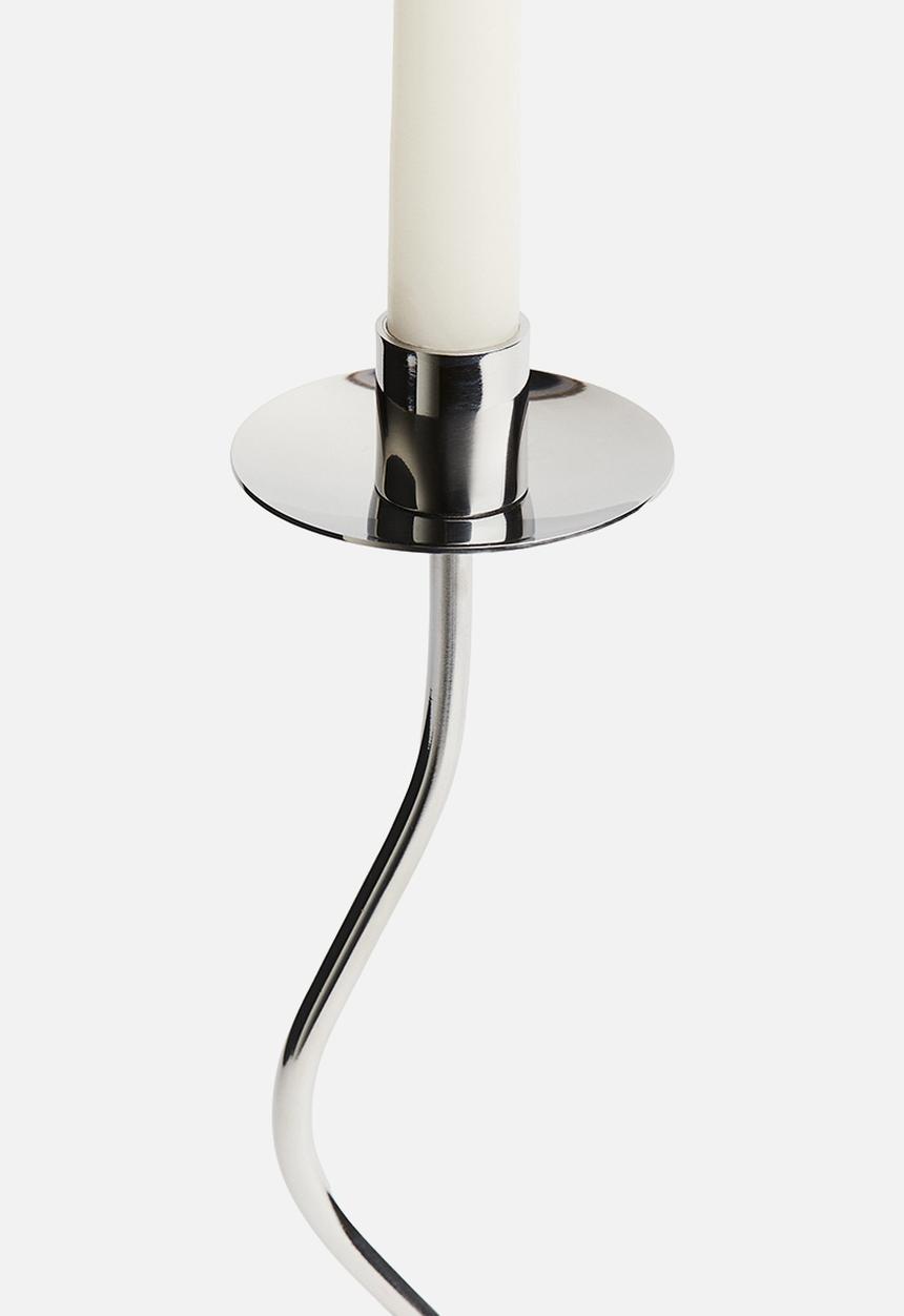 H&M - Metal candlestick - silver-coloured