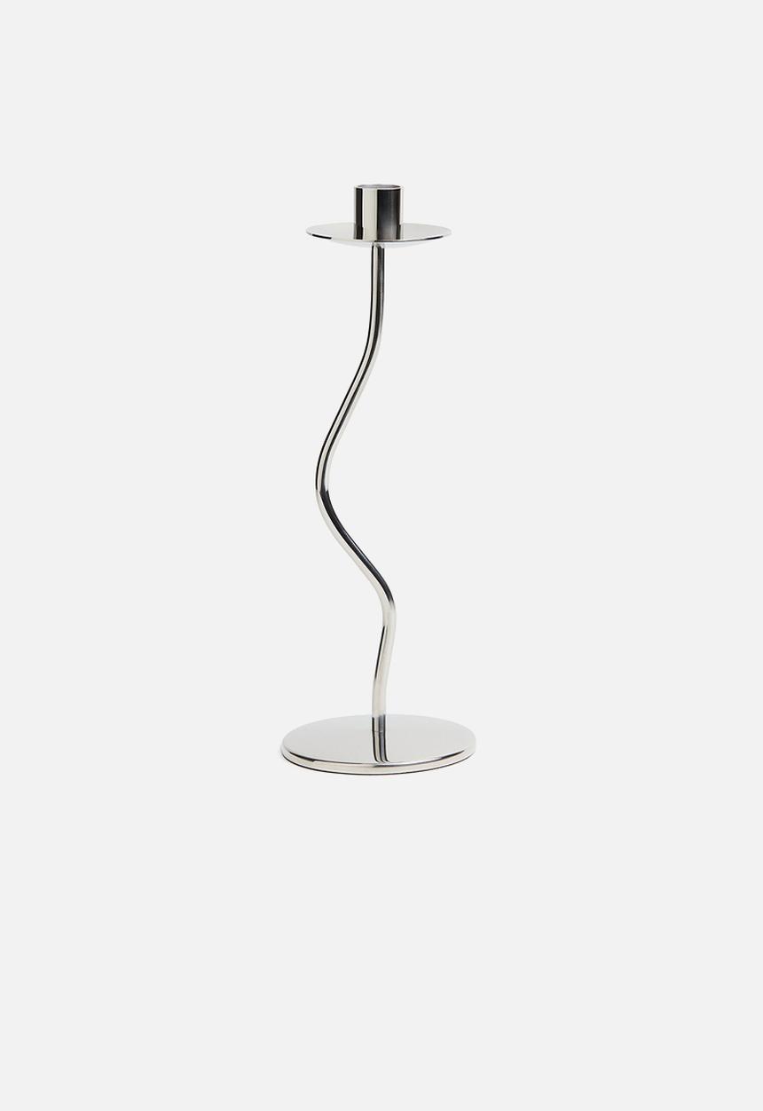 H&M - Metal candlestick - silver-coloured