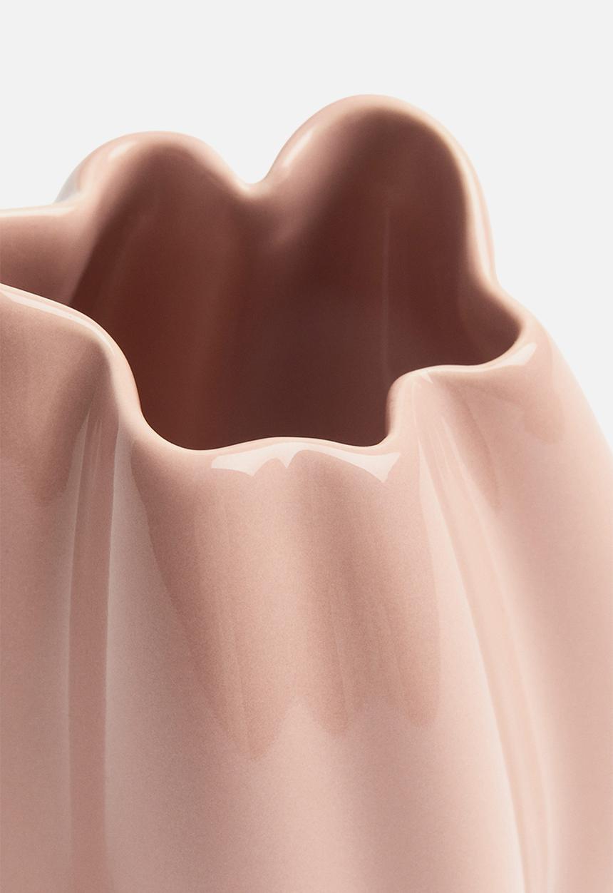 H&M - Small stoneware vase - pink