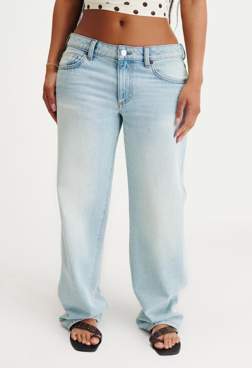 Cotton On - Curvy low rise straight jean - notion blue