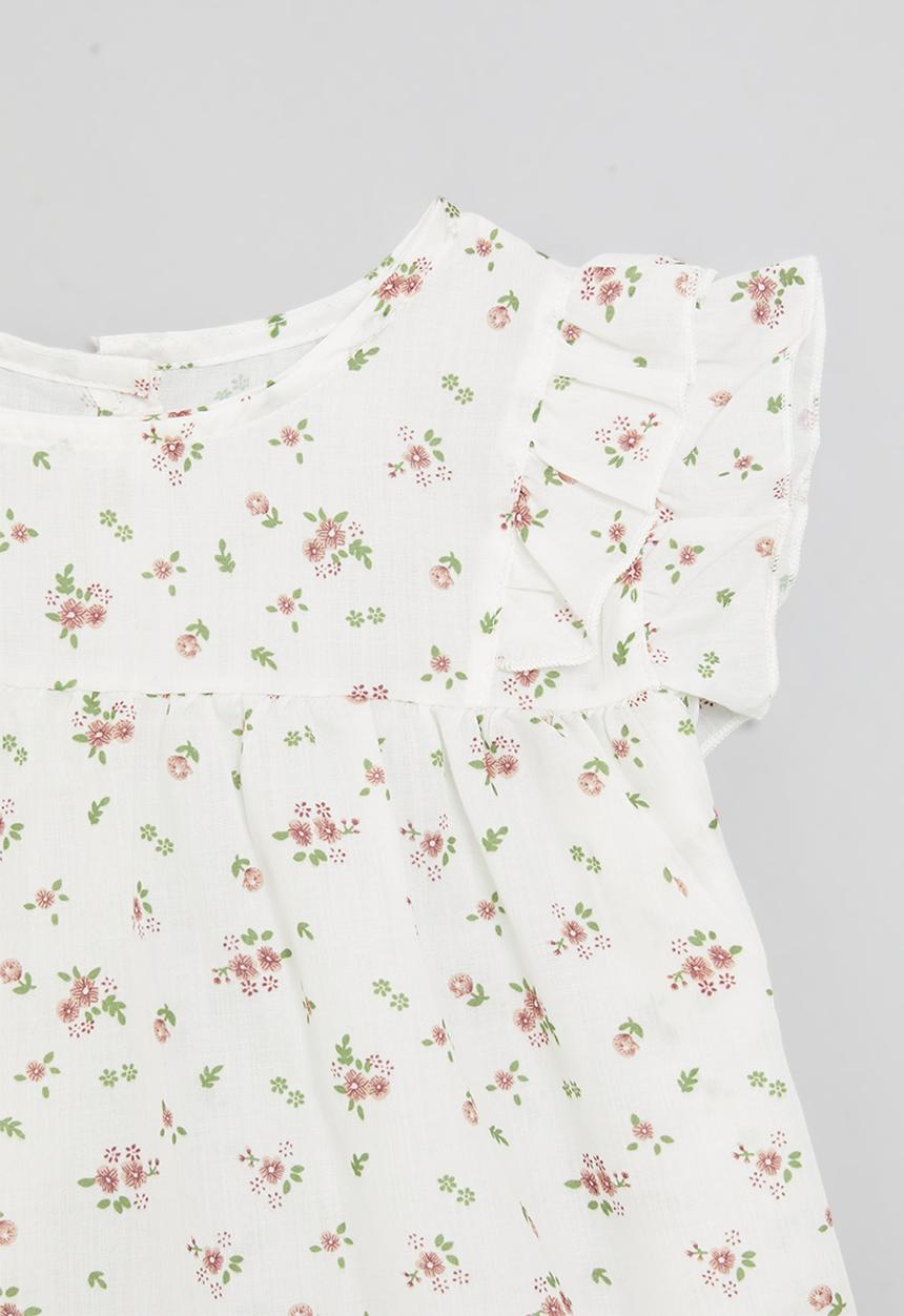 Pop Candy - Frilled sleeve top - multi
