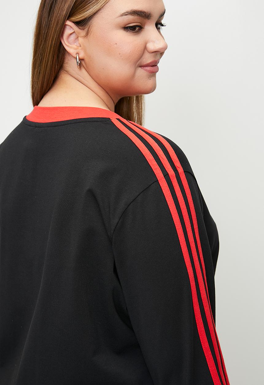 adidas Originals - Plus V-Neck Dress - Black