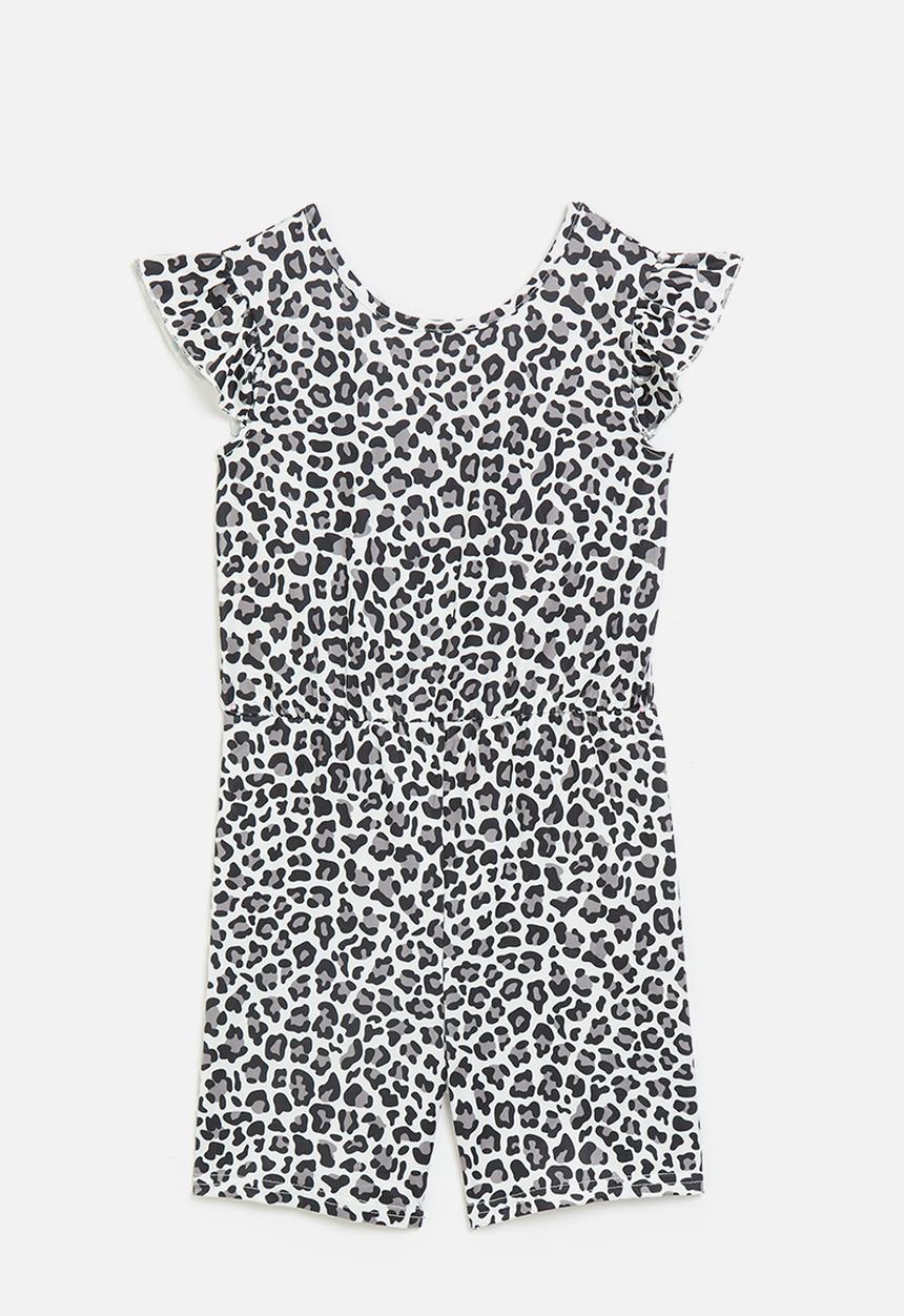 Pop Candy - Animal print playsuit - multi