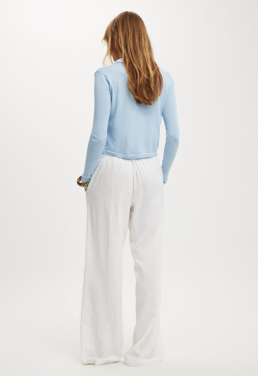 Cotton On - Haven wide leg pant - white