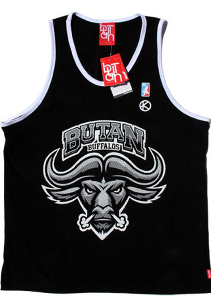Joburg Theatre - Butan Buffalos Vest – Black, Grey & White