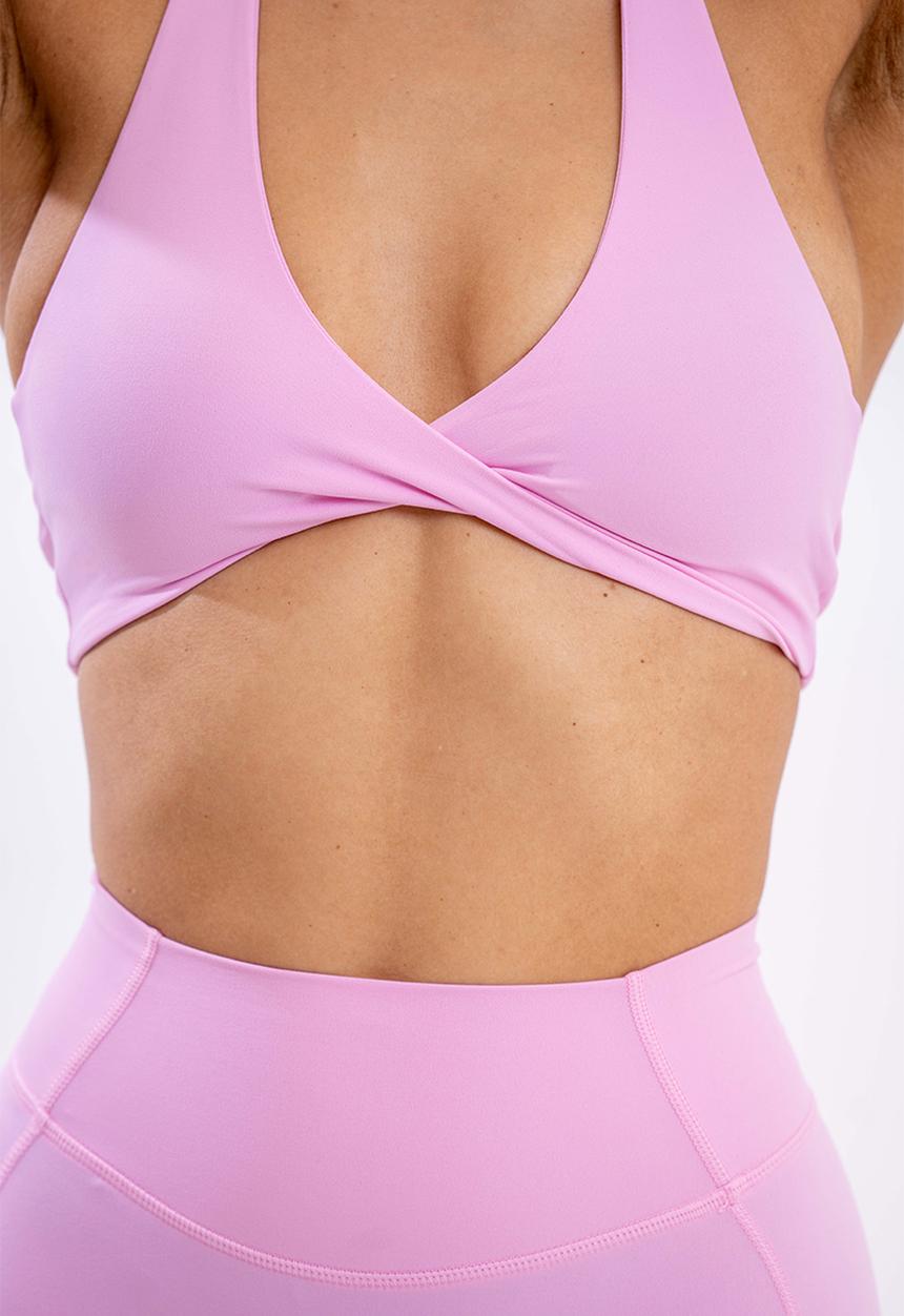 Net Athletic - Elevate twist bra - bubblegum pink