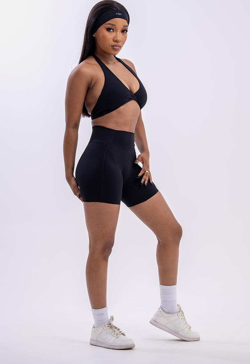 Net Athletic - Elevate twist bra - jet black