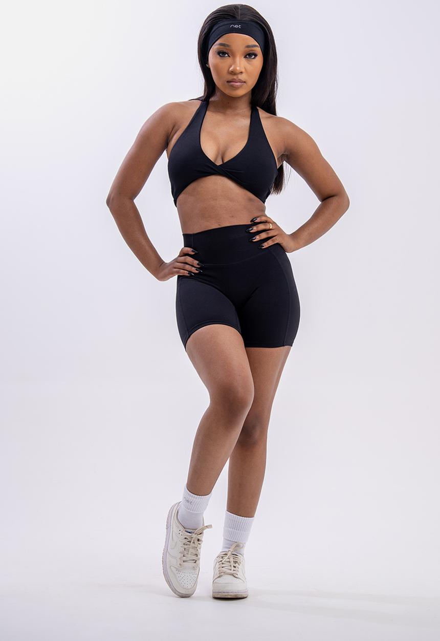 Net Athletic - Elevate twist bra - jet black