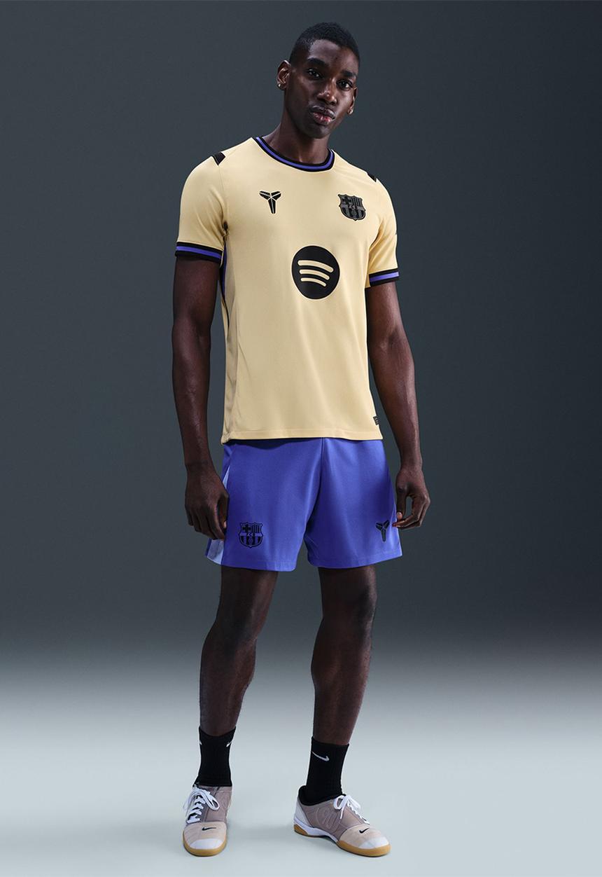 Barcelona FC Nike Dri-Fit Jsy Ss Stad Aw - Tea Gold/Tea Gold