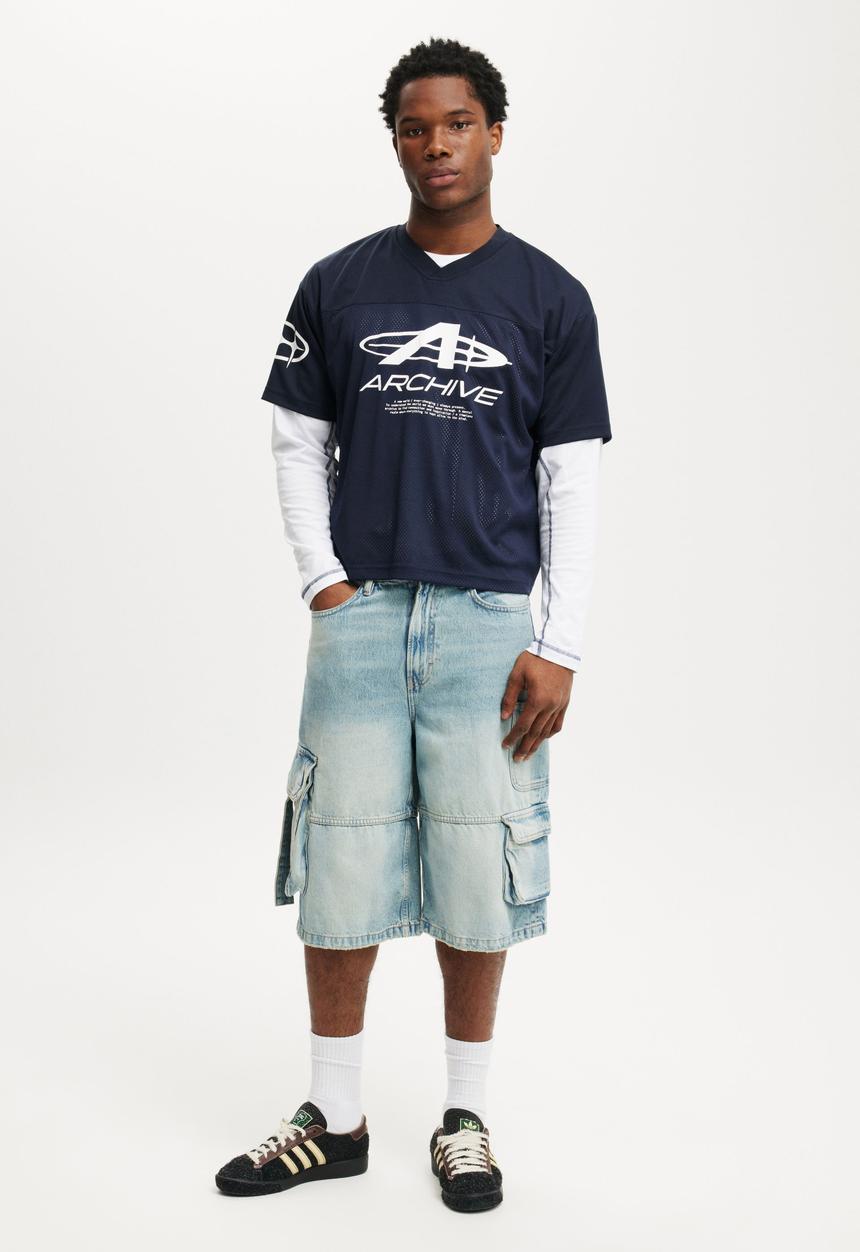 Cotton On - Football Jersey - True Navy/Archive