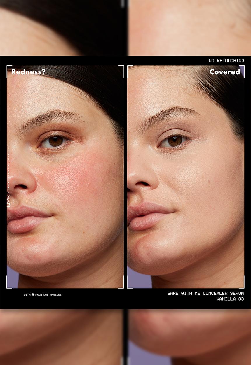 NYX Professional Makeup - Bare with me serum and calm concealer - Vanilla