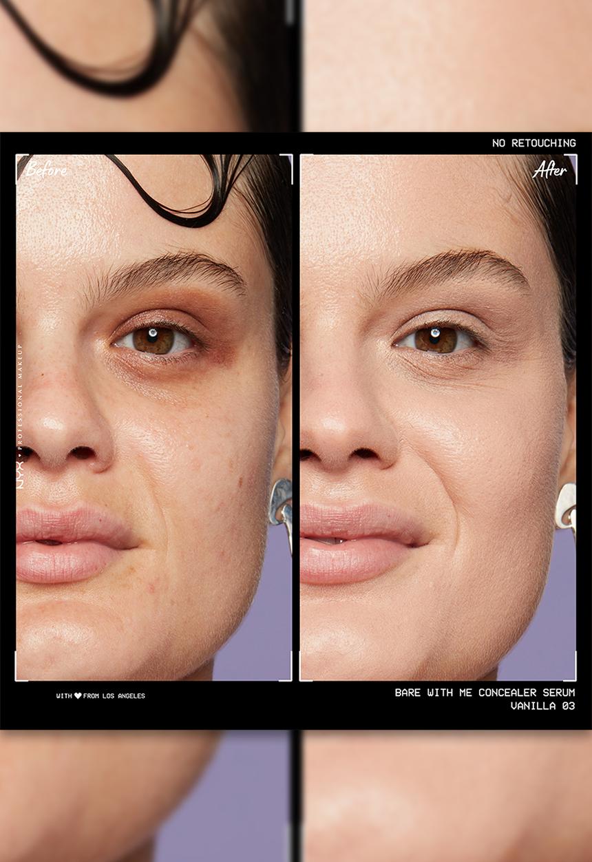 NYX Professional Makeup - Bare with me serum and calm concealer - Vanilla