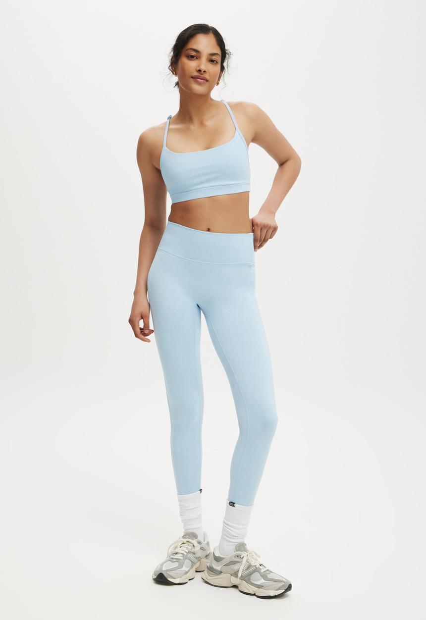 Cotton On - Ultra Soft Side Pocket Full Length Tight - Angel Falls