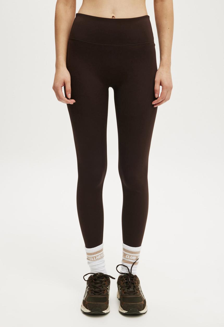 Cotton On - Bondi Everyday Full Length Tight - French Roast