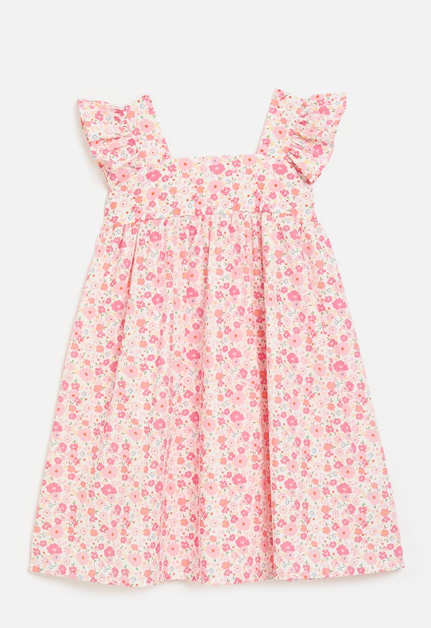 Pop Candy - Printed dress - pink & white