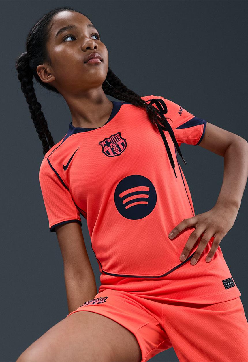 ナイキ NIKE FC Barcelona 10番 サッカーユニフォームセットS F.c barcelona youth nike dri-fit stadium jersey