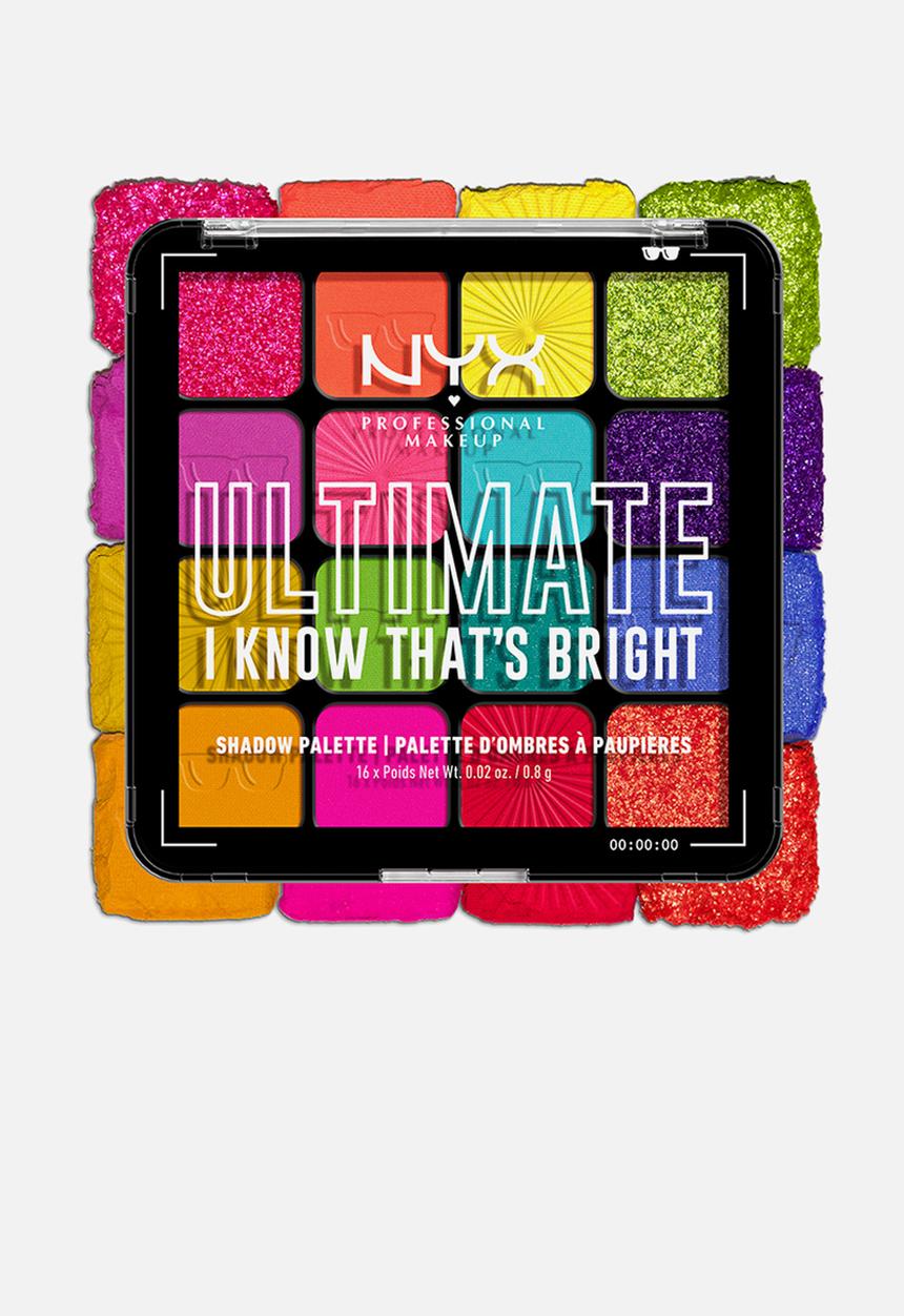 NYX Professional Makeup - Ultimate Shadow I Know Thats Bright Eyeshadow Palette