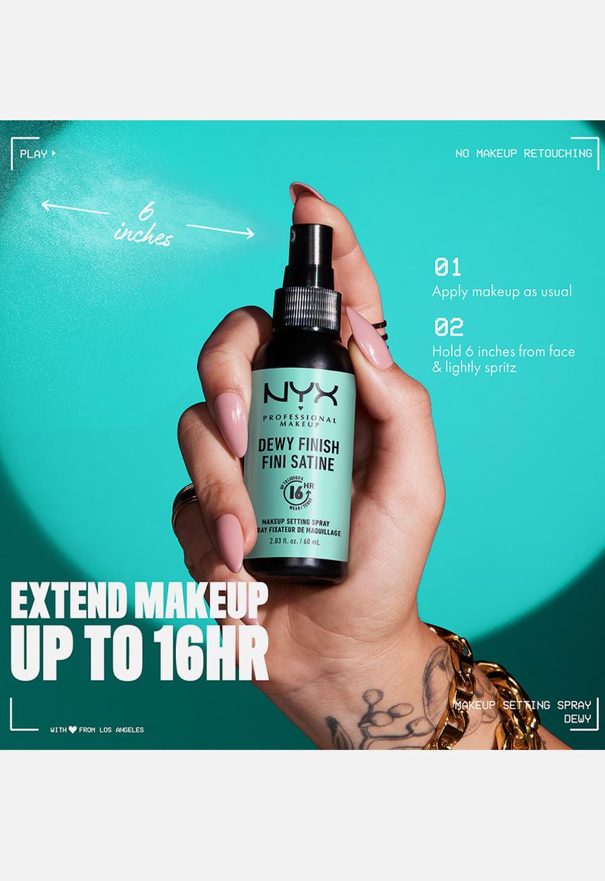 NYX Professional Makeup - Dewy Finish Setting Spray 60ml