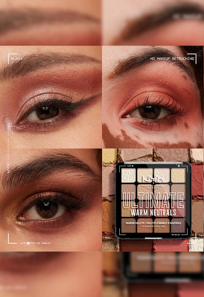 NYX Professional Makeup - Ultimate Shadow Warm Neutrals Eyeshadow Palette