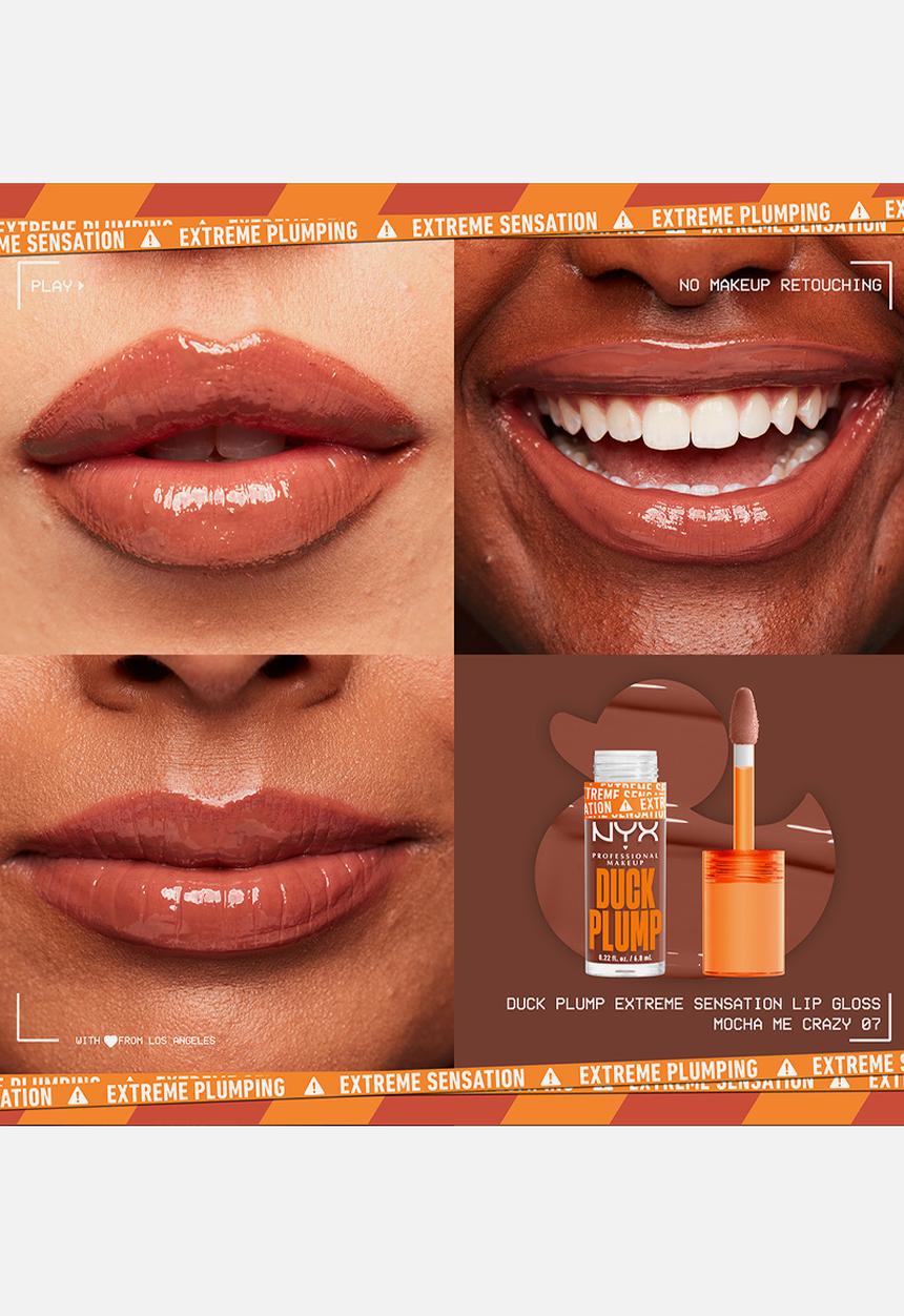 NYX Professional Makeup - Duck Plump High Pigment Plumping Lip Gloss - 07 Mocha Me Crazy