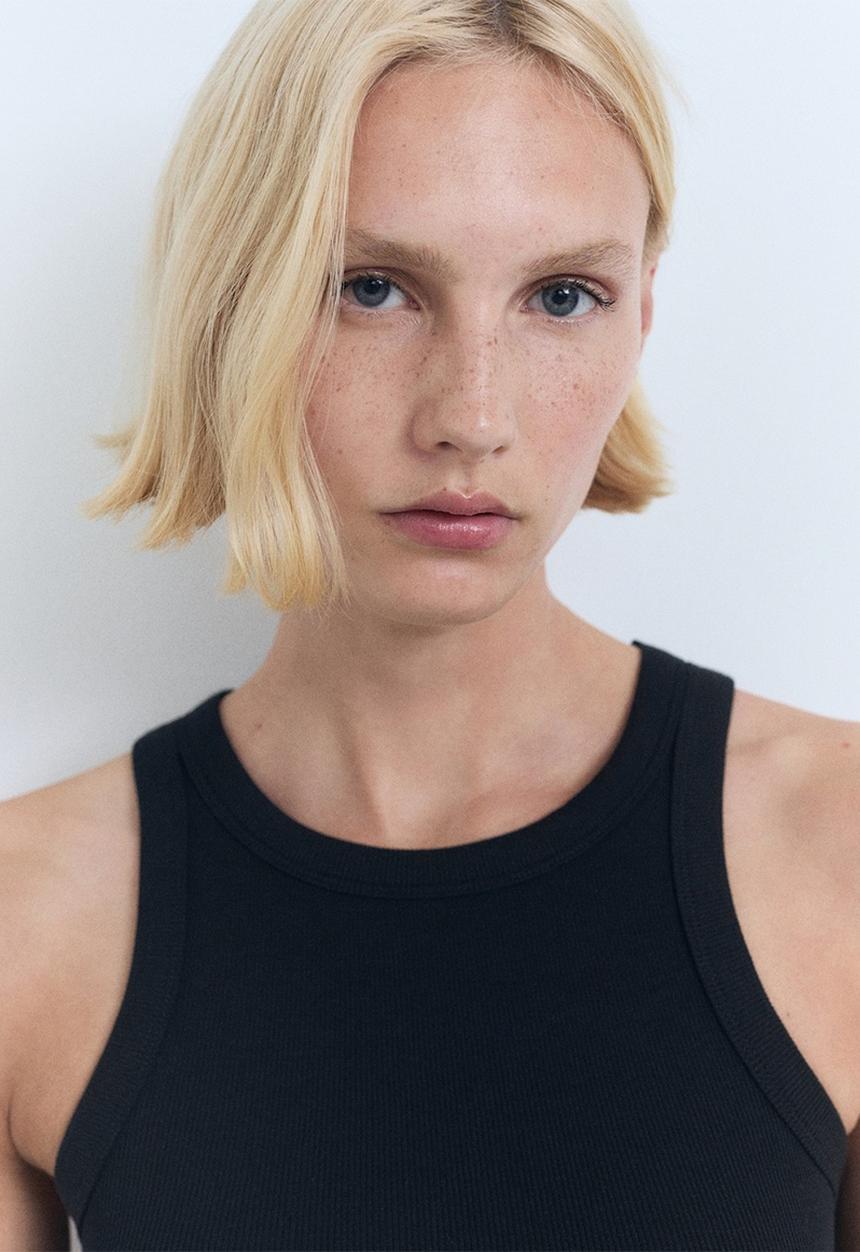 MANGO - Top Boni - Black