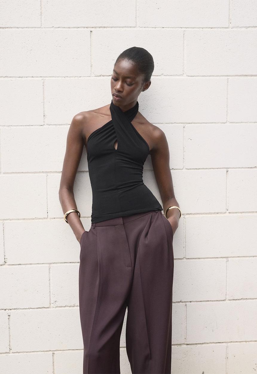 MANGO - Top Chris - Black
