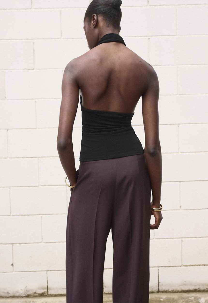MANGO - Top Chris - Black