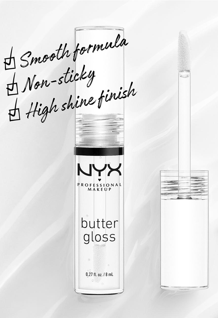NYX Professional Makeup - Pride Butter Lip Gloss - Clear