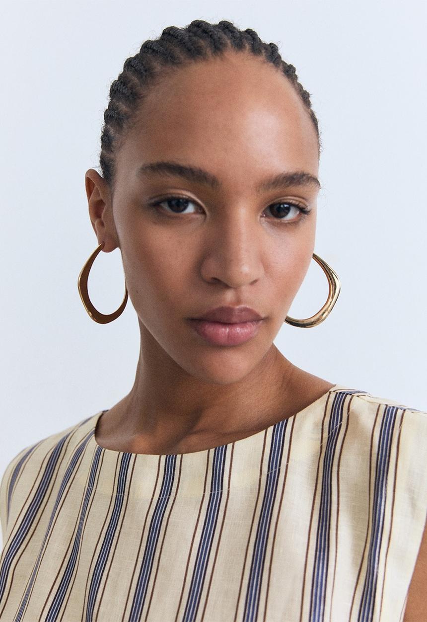 MANGO - Top Fred - Light Beige