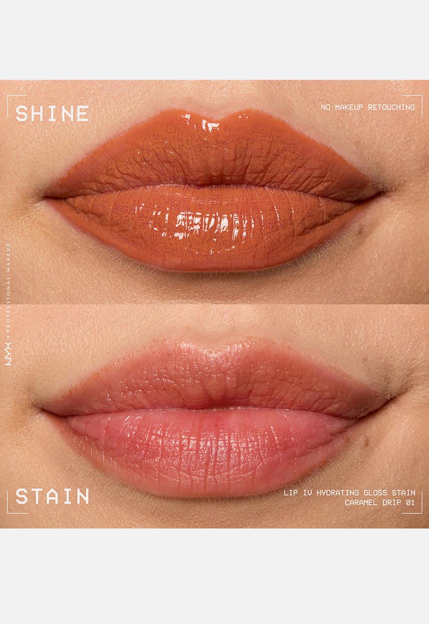 NYX Professional Makeup - Lip IV Hydrating Glossy Lip Stain With 12hr Hydration - Caramel Drip