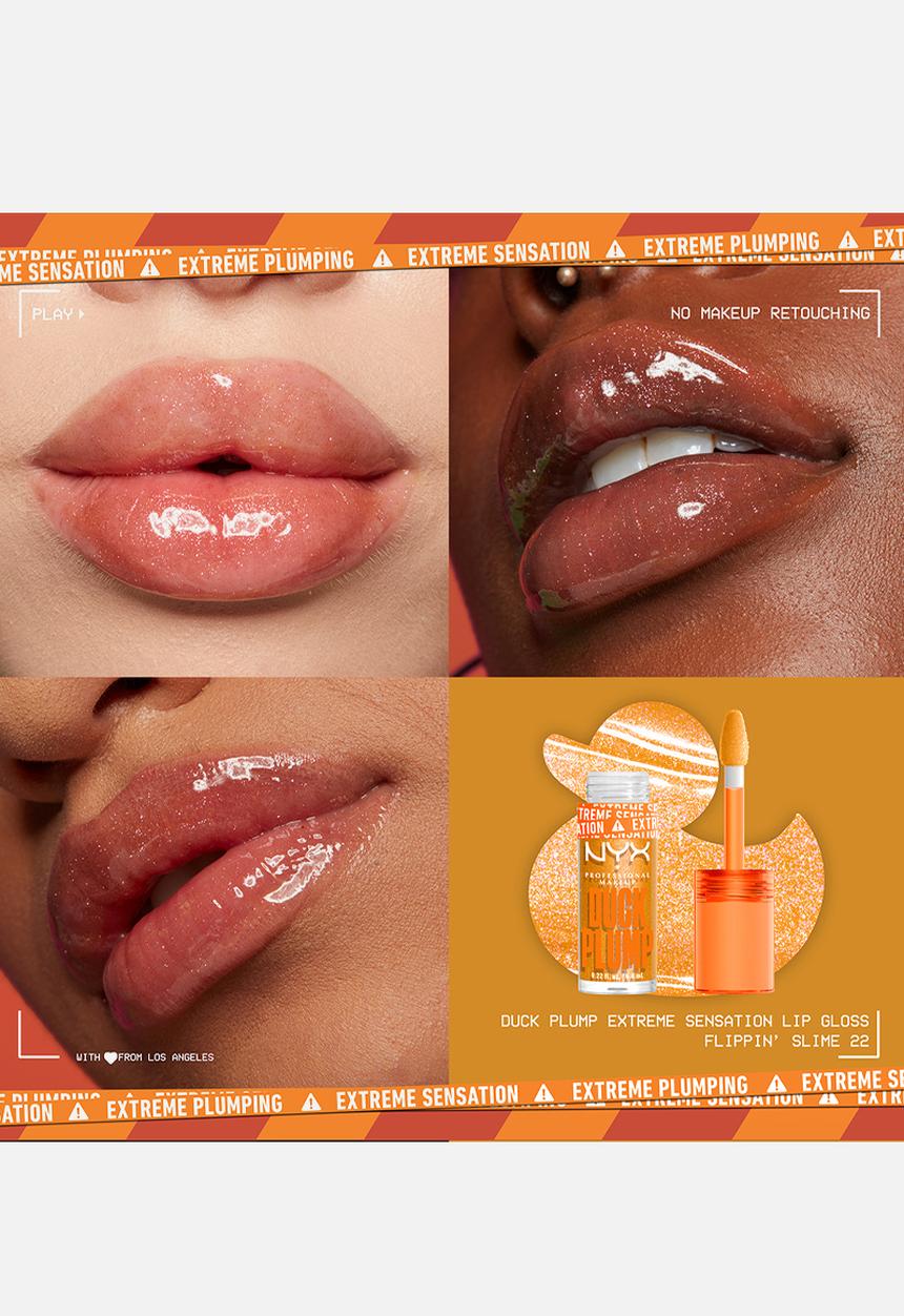 NYX Professional Makeup - Duck Plump High Pigment Plumping Lip Gloss - 22 Flippin Slime