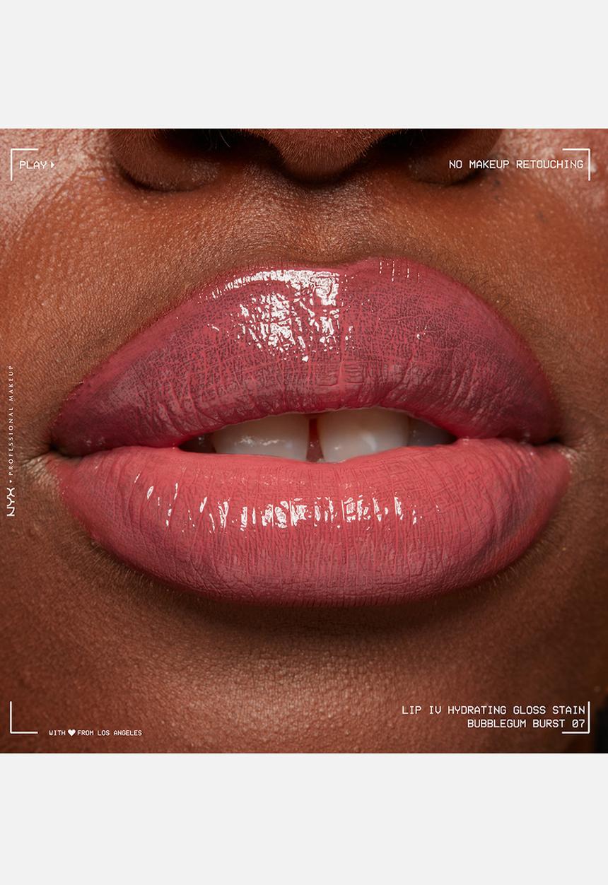 NYX Professional Makeup - Lip IV Hydrating Glossy Lip Stain With 12hr Hydration - Bubblegum Burst
