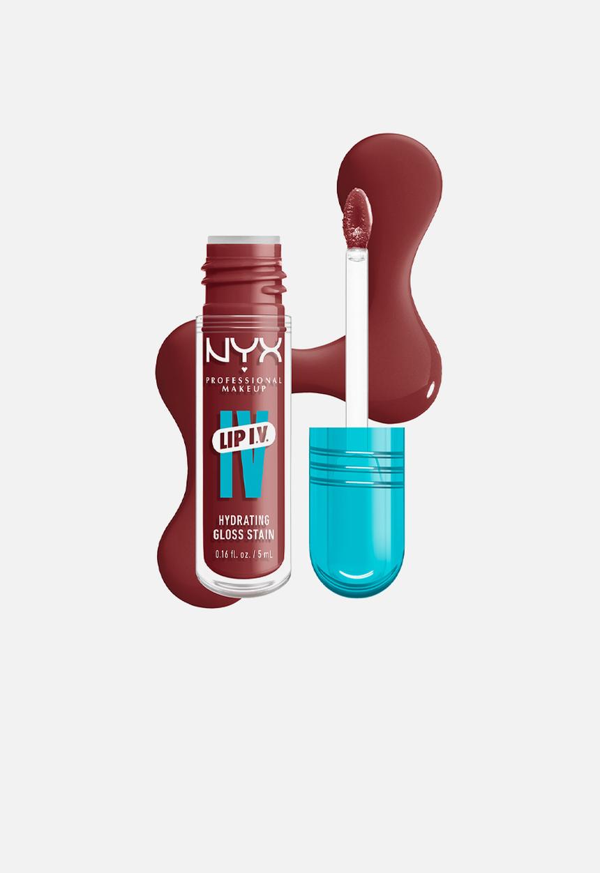 NYX Professional Makeup - Lip IV Hydrating Glossy Lip Stain With 12hr Hydration - Drippin In Rose