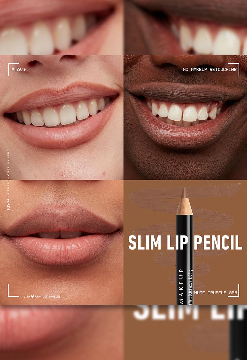 NYX Professional Makeup - Slim Lip Pencil - 855 Nude Truffle