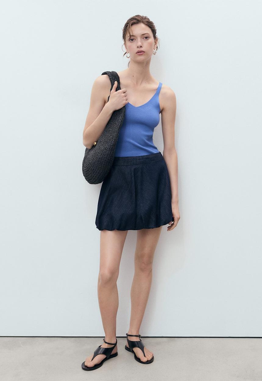 MANGO - Top Gym - Light/Pastel Blue