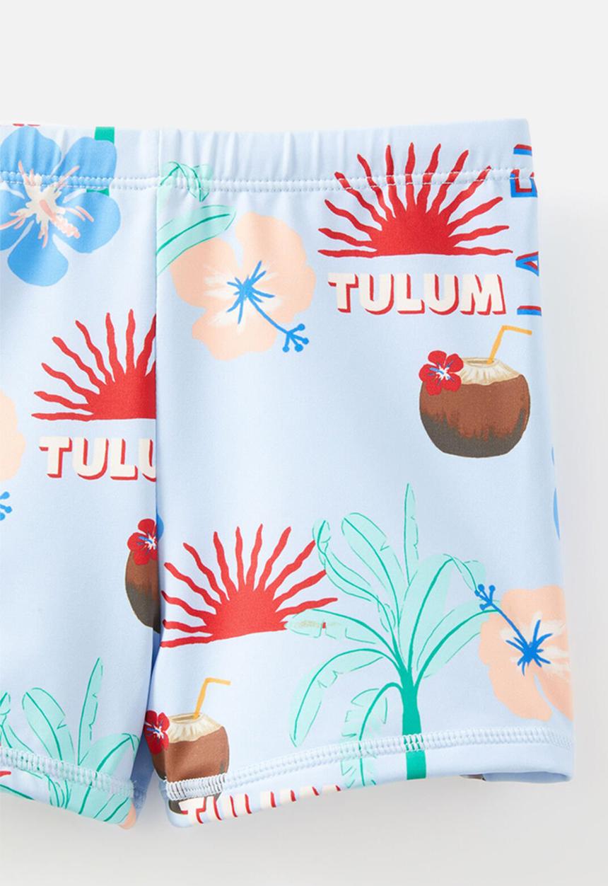 Cotton On - Billy boyleg swim trunk - dawn blue/tulum