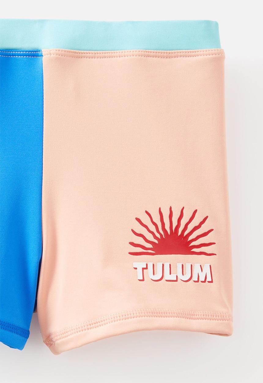 Cotton On - Billy boyleg swim trunk - harbour blue/splice/tulum