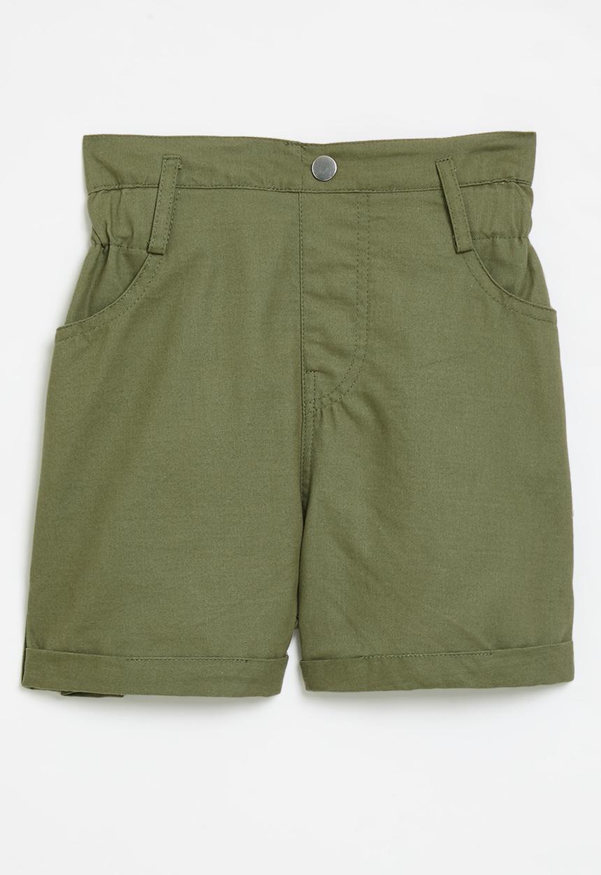 Pop Candy - Turn up shorts - green