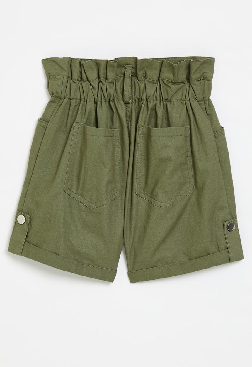 Pop Candy - Turn up shorts - green