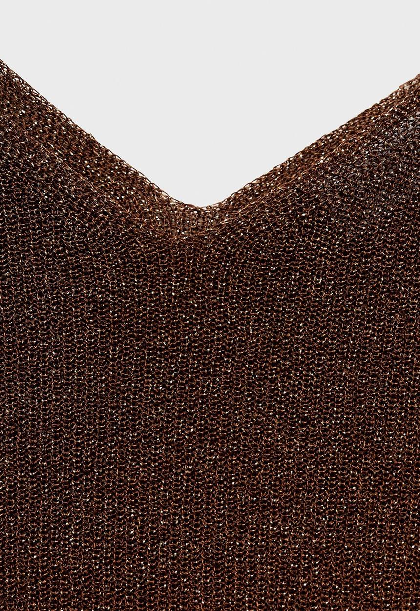 MANGO - Top Kling - Brown