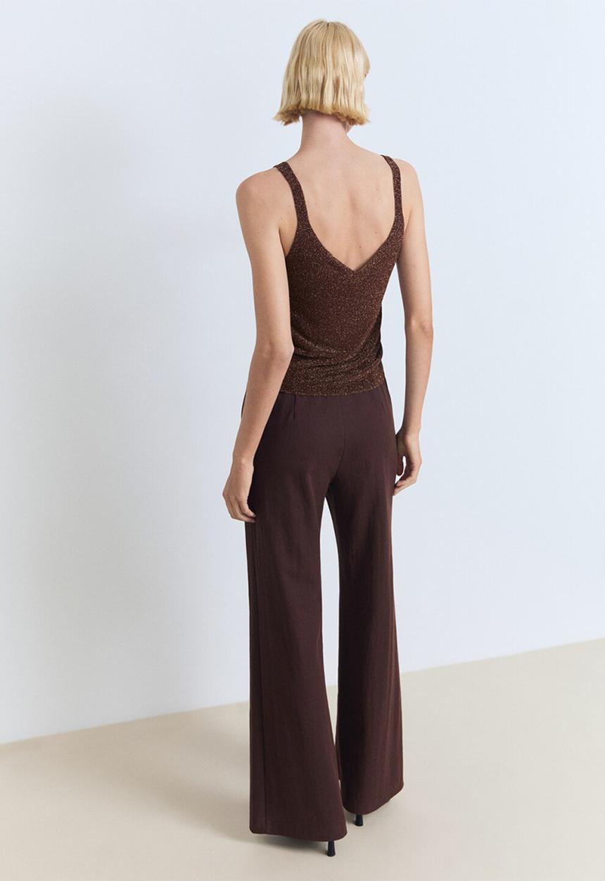 MANGO - Top Kling - Brown