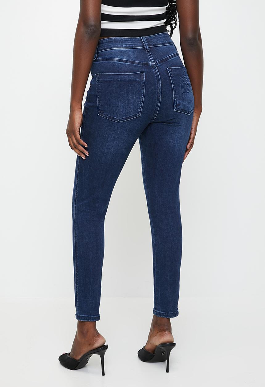 Steve Madden - Eva Curvy Dark Wash Skinny - Dark Blue