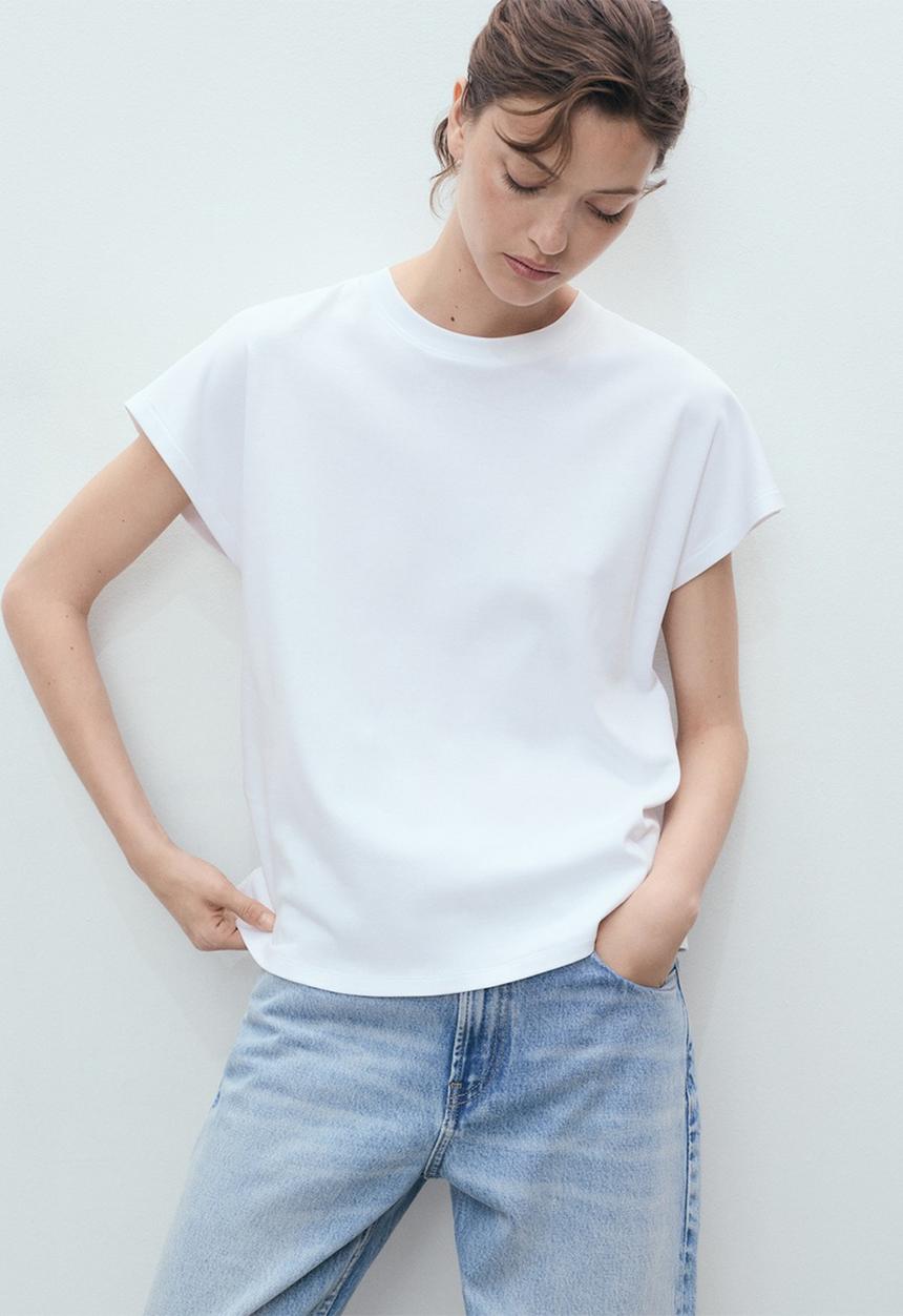 MANGO - T-Shirt Sevilla - White