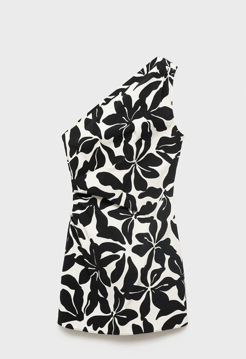 MANGO - Vestido Knot - Black