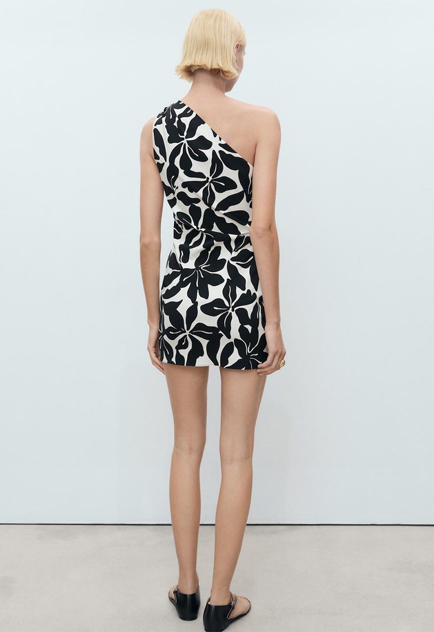 MANGO - Vestido Knot - Black